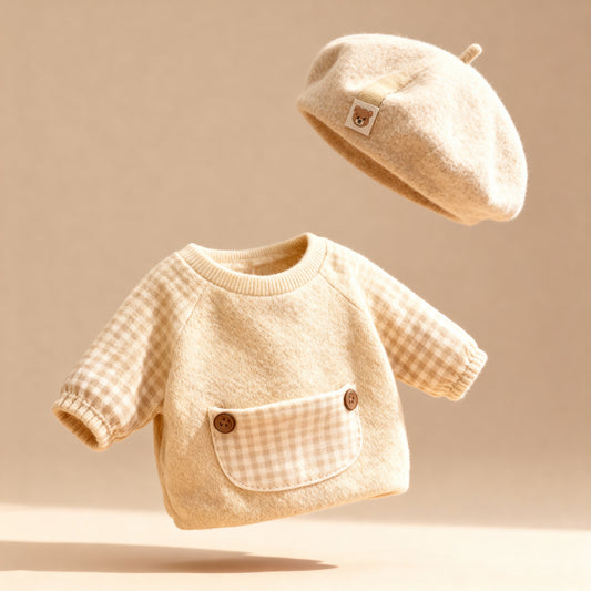 Oblečenie - Hnedá baretka