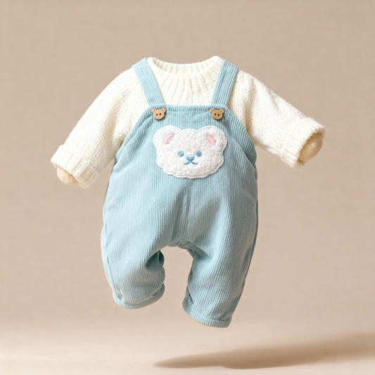 Oblečenie - Modrý overálik