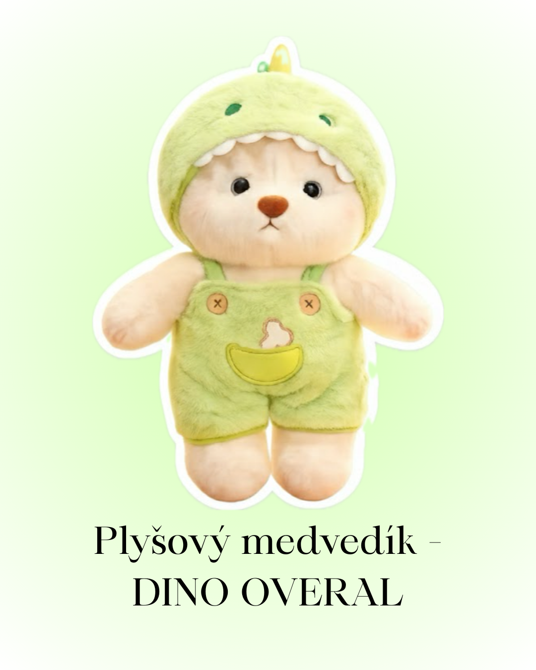 Plyšový medvedík  - Dino overal