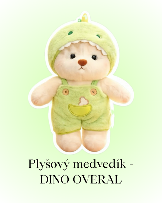 Plyšový medvedík  - Dino overal
